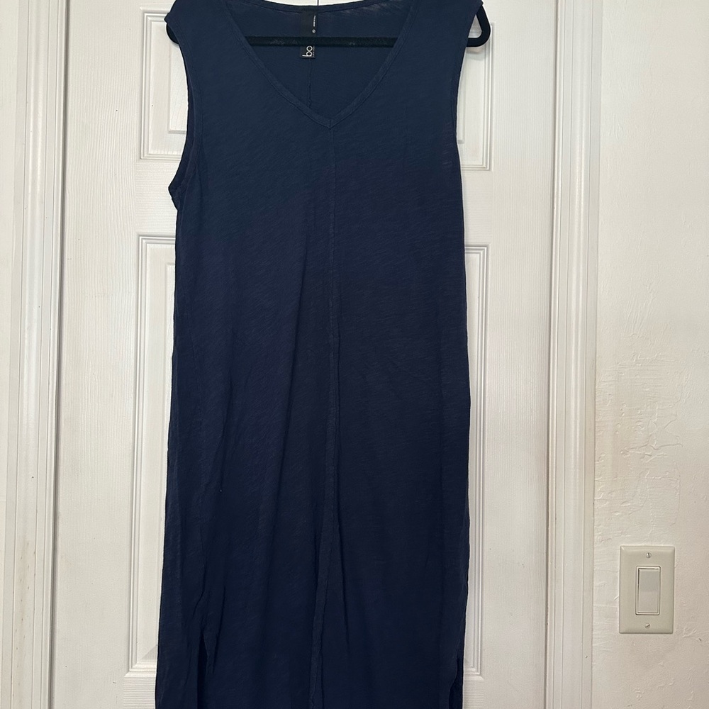 Bobi Heathered Blue Dress - Picture 2 of 6
